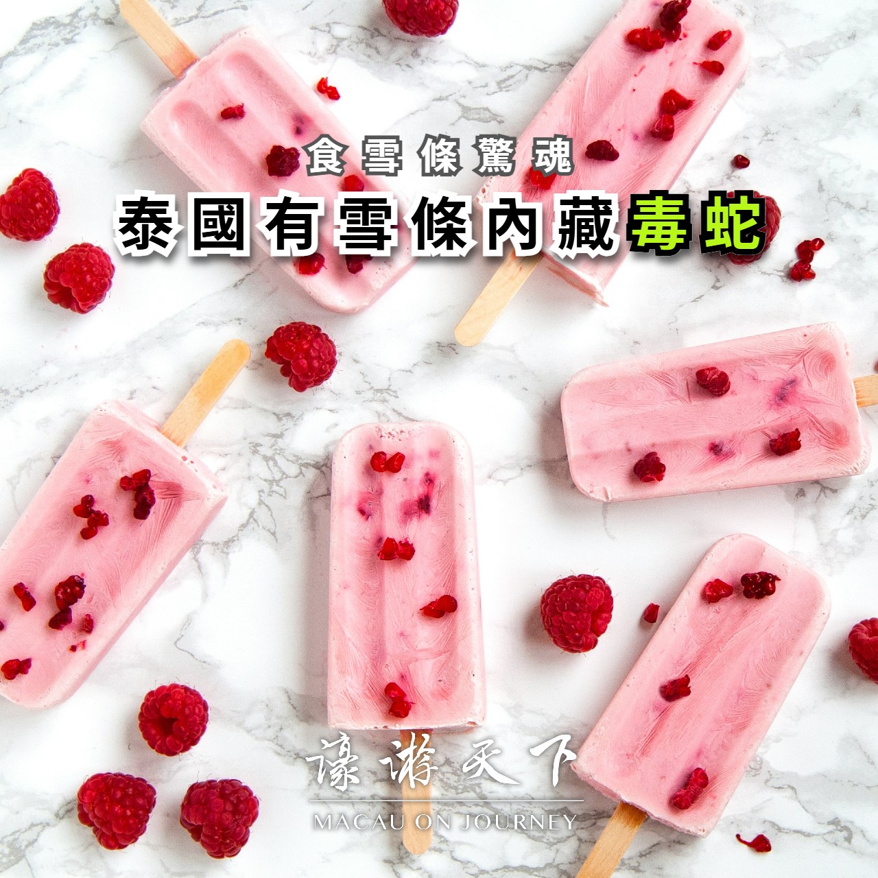 食雪條驚魂!泰國有雪條內藏毒蛇 | 濠遊天下 Macau on Journey,
